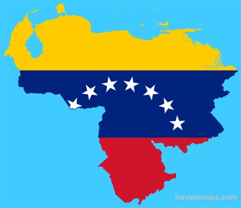 Map Of Venezuela Travelsmapscom