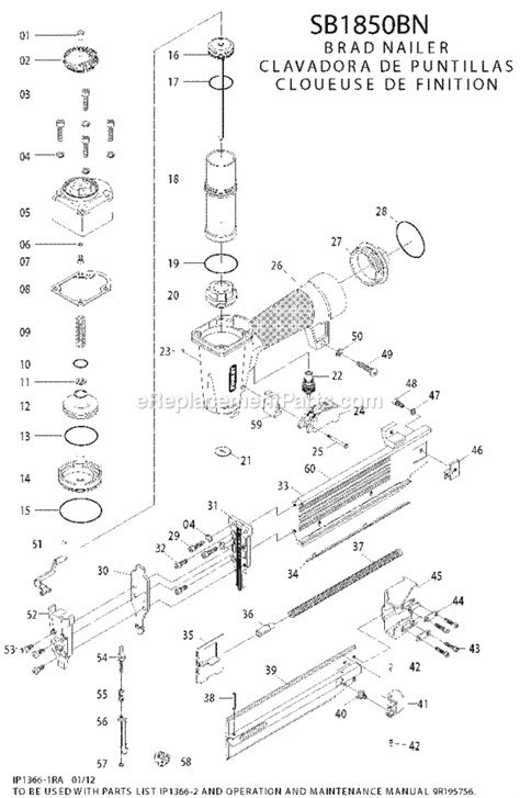 Bosch Brad Nailer Replacement Parts Tutorial Pics