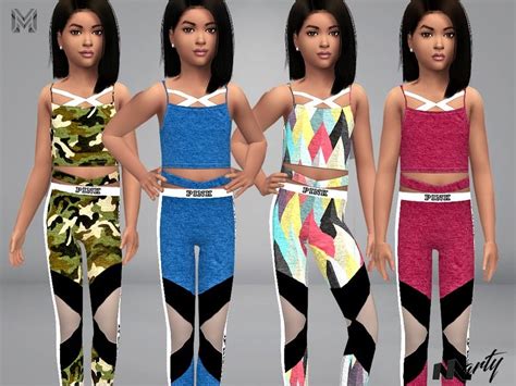 Sport Outfit For Child Girls Found In Tsr Category Sims 4 Female