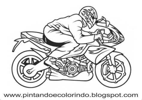 Moto De Trilha Para Colorir Coloring City