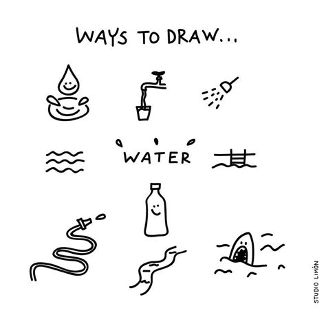 Water Waystodraw Water Visualvocabulary Drawing Visualization