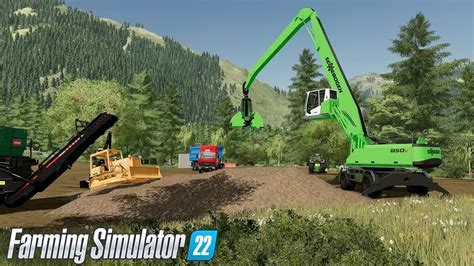 Fs22 🚧 Sennebogen 850e Material Handler 🚧 Farming Simulator 22 Mods
