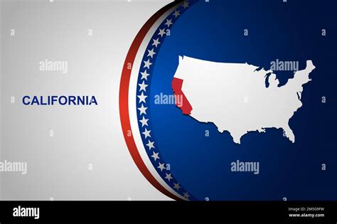 California Map Vector Background Stock Vector Image And Art Alamy