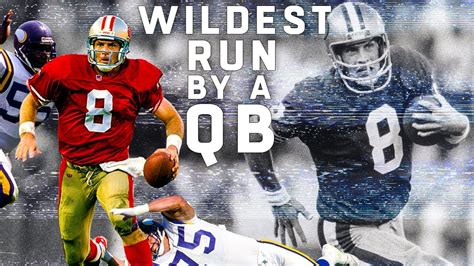 The Wildest Qb Run In Nfl History Nfl Vault Stories Youtube