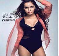 Shazahn Padamsee Latest Hot Bikini Pics From Maxim Imagedesi Com