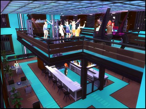The Sims Resource Teal Nightclub