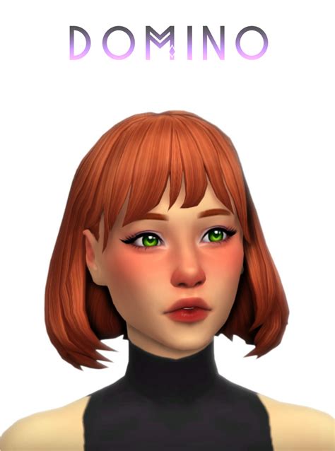 Domino Hair By Simmandy Sims 4 Sims Cute