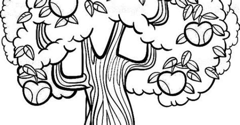 Fruit Tree Coloring Page Coloring Pages