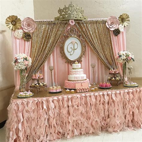 Baptism Party Decorations Princess Birthday Party Decorations Pink