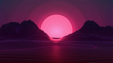 Choose from a curated selection of aesthetic wallpapers for your mobile and desktop screens. Free download sunset 4k pink sun abstract landscape neon ...