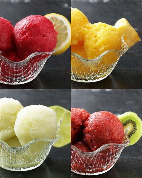 Here S Four Recipes For Delicious Sorbet That You Need Right Now Frozen Desserts Frozen Treats