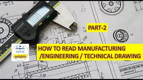How To Read Engineering Drawing Part 2 தமிழில் How To Read