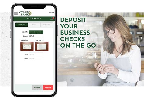 Mobile Deposit Wallis Bank