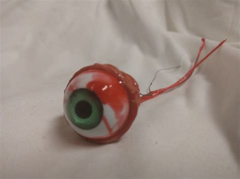 Halloween Horror Movie Prop Bloody Ripped Out Eyeball Green Ebay