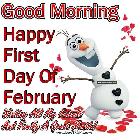 Pin by Patricia Hamm on Months | Good morning happy, February quotes ...