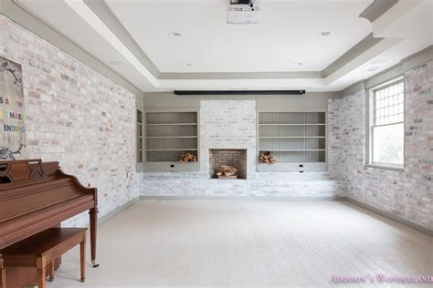 You can also use a sponge mop or roller if they create the look you are going for. Our Basement Reveal w/ Shaw Floors - Addison's Wonderland