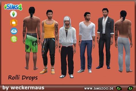 Blackys Sims 4 Zoo Rollidrops By Weckermaus Sims 4 Downloads Sims