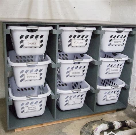 How To Sort Your Laundry In Style Cool Laundry Basket Holder Ideas