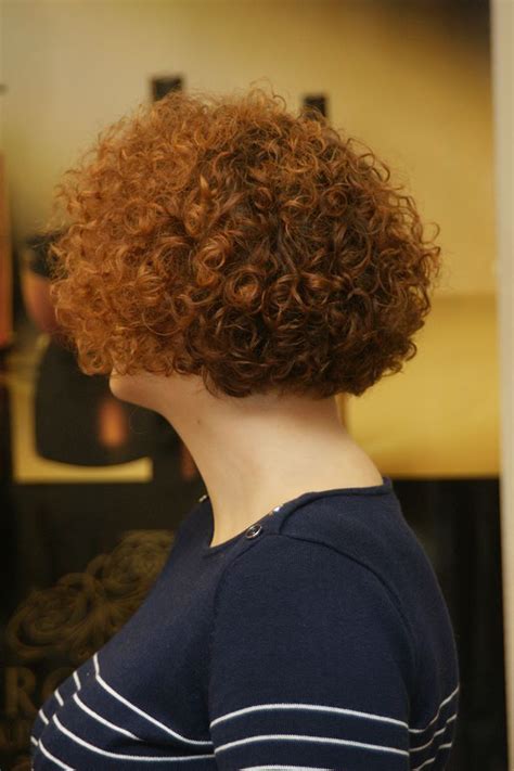 Short And Very Curly Perm Style Short Curly Bob Hairstyles Short