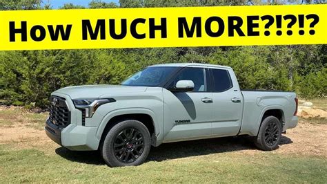 Breaking Down 2022 Toyota Tundra Pricing For All 28 Configurations