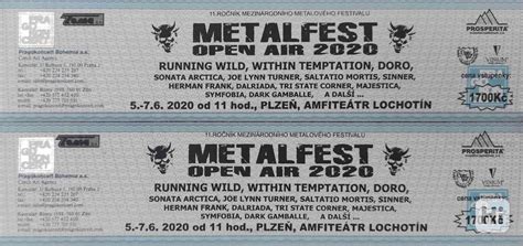 Vstupenky Na Metalfest Bazar Hyperinzerce Cz