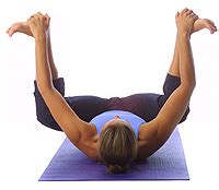 Yoga is a good treatment for many health problems. Yoga: Supine groin opener/window