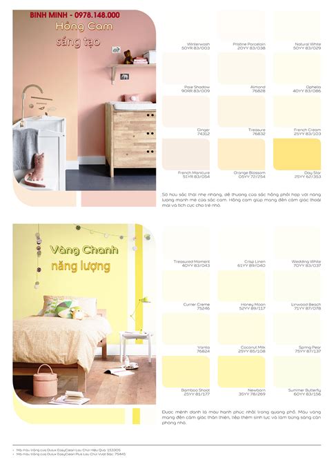 Easy cleaning colorguard technology, keeps colours looking fresh and longer Bảng Màu Sơn Dulux Easy Clean Lau Chùi Hiệu Quả Trong Nhà ...