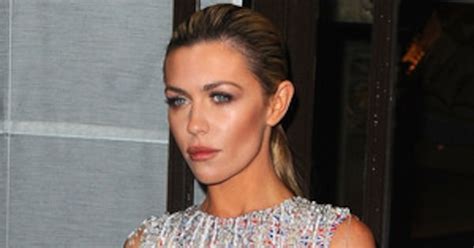 Abbey Clancy Goes Without A Bra And Underwear In Racy Dress Makes Jaimie Alexander Look Tame