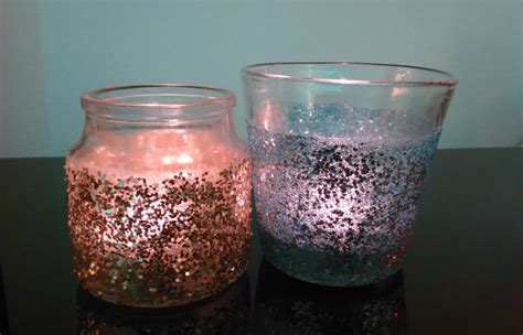 Diy How To Make Glitter Candle Jars