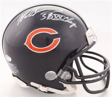 Mike Singletary Signed Bears Mini Helmet Inscribed Sb Xx Champs