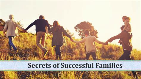 Secrets Of Successful Families Youtube