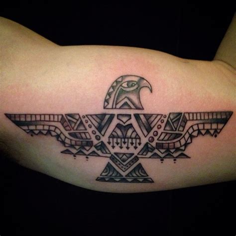 Aztec Eagle Tattoos Tattoos And Piercings Triangle Tattoo