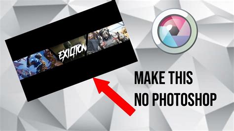 Make A Professional Banner No Photoshop Pixlr Tutorial Youtube