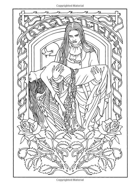 Coloring Pages For Adults Vampire Belinda Berubes Coloring Pages