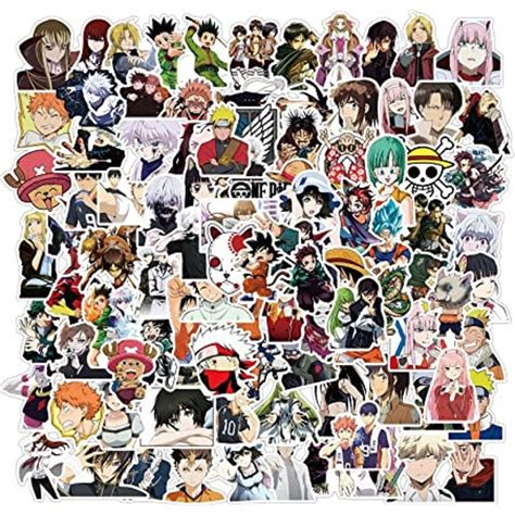 Mixed Anime Stickers Anime Sticker Set From Hit Animes Etsy Uk