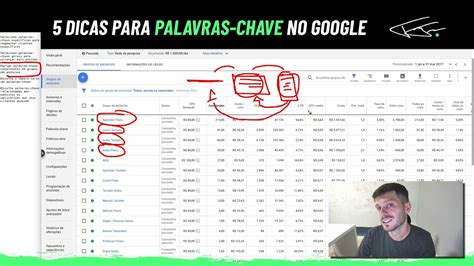 DICAS BÁSICAS PARA LISTAS DE PALAVRAS CHAVE NO GOOGLE YouTube