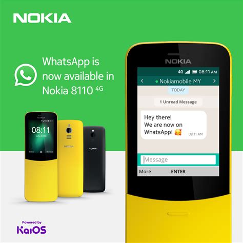 Whatsapp Now Available On Nokia 8110 Home Of