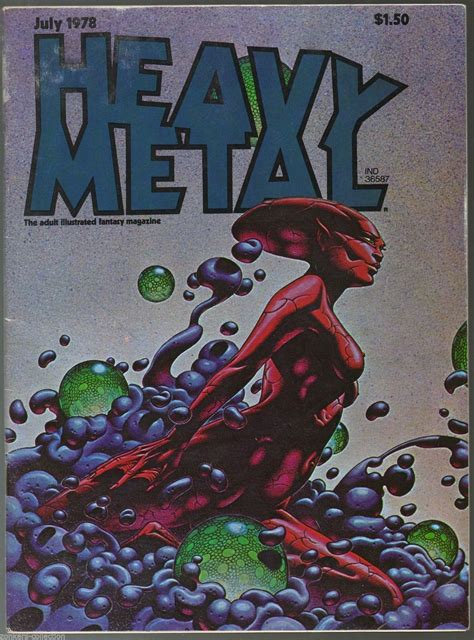 Heavy Metal Magazine July 1978 Inspired By Metal Hurlant Magazines