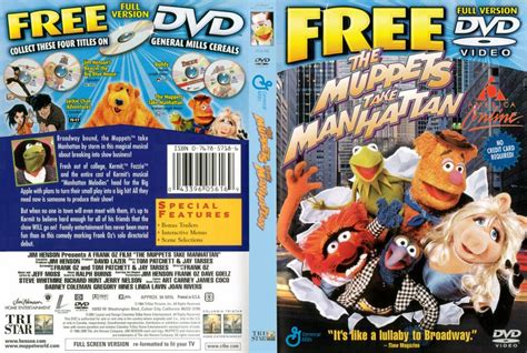 Muppets Take Manhattan Movie Dvd Scanned Covers 211mtm Cstm Hires