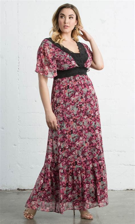 Check Out The Deal On Daydream Maxi Dress Sale At Kiyonna Clothing