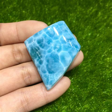 Natural Polished Larimar Slab Mineral One Of A Kind From Etsy