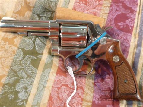 Smith And Wesson Model 10 6 Nickel 38 Special For Sale