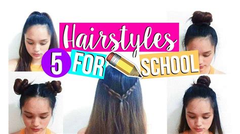 Quick And Easy Heatless Hairstyles For School Back To School Youtube