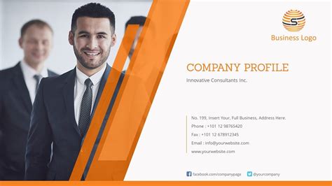 Company Profile Powerpoint Template Design A Professional Company