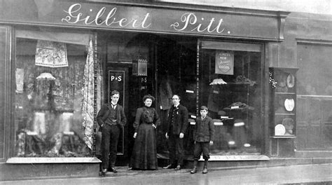 Tour Scotland Old Photograph Gilbert Pitt Shop Girvan Scotland