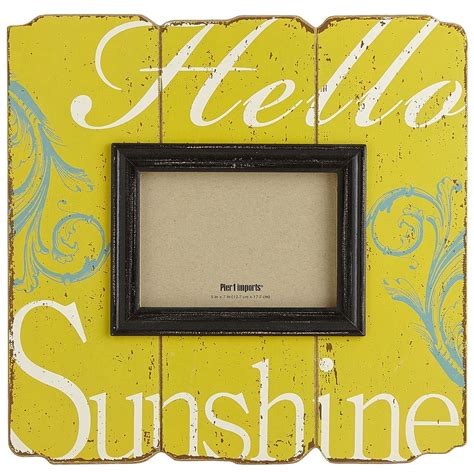 Hello Sunshine Frame | Frame, Frame decor, Sunshine pictures
