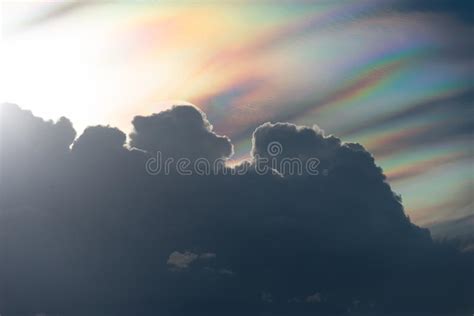 Rainbow Cloud Stock Image Image Of Reflect Background 902233