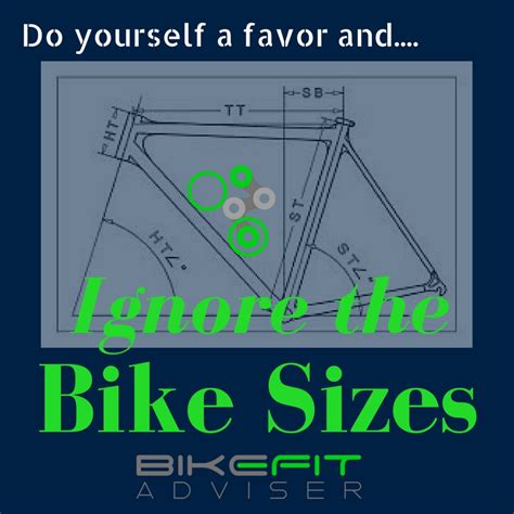 Get The Right Size Bike Ignore The Sizing Names — Bike Fit Adviser