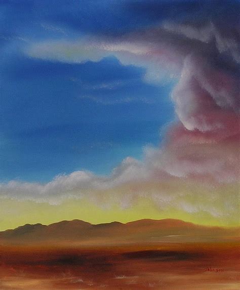 Storm Clouds Over Death Valley Painting By John Johnson Fine Art America