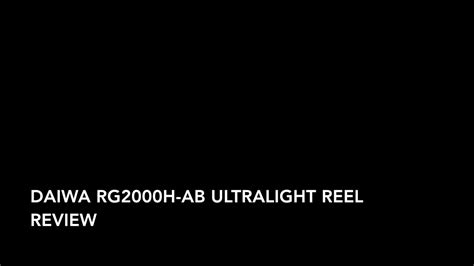 Diawa Ultralight Fishing Reel Review Rg Ab Cant We Think Of Some